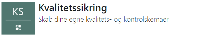 Appen Kvalitetssikring til Xena